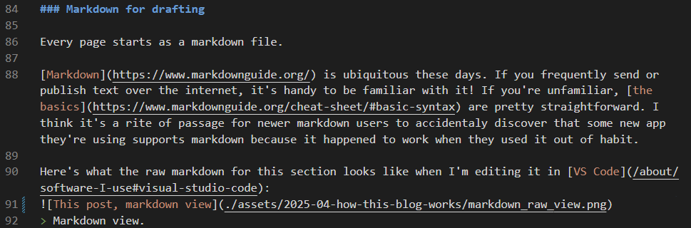 Markdown View